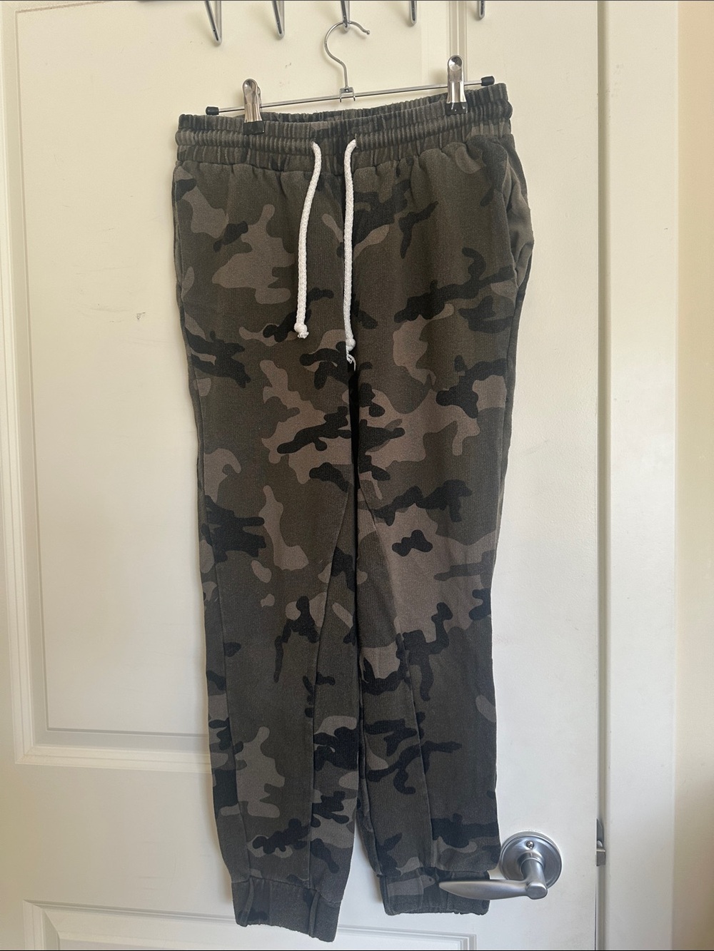 Camo Jogger Pants - Olive Green